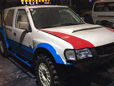 肥仔智五十鈴底盤賽車減震器改裝霸哥賽車8-9寸氮?dú)鉁p震器可調(diào)軟硬一體